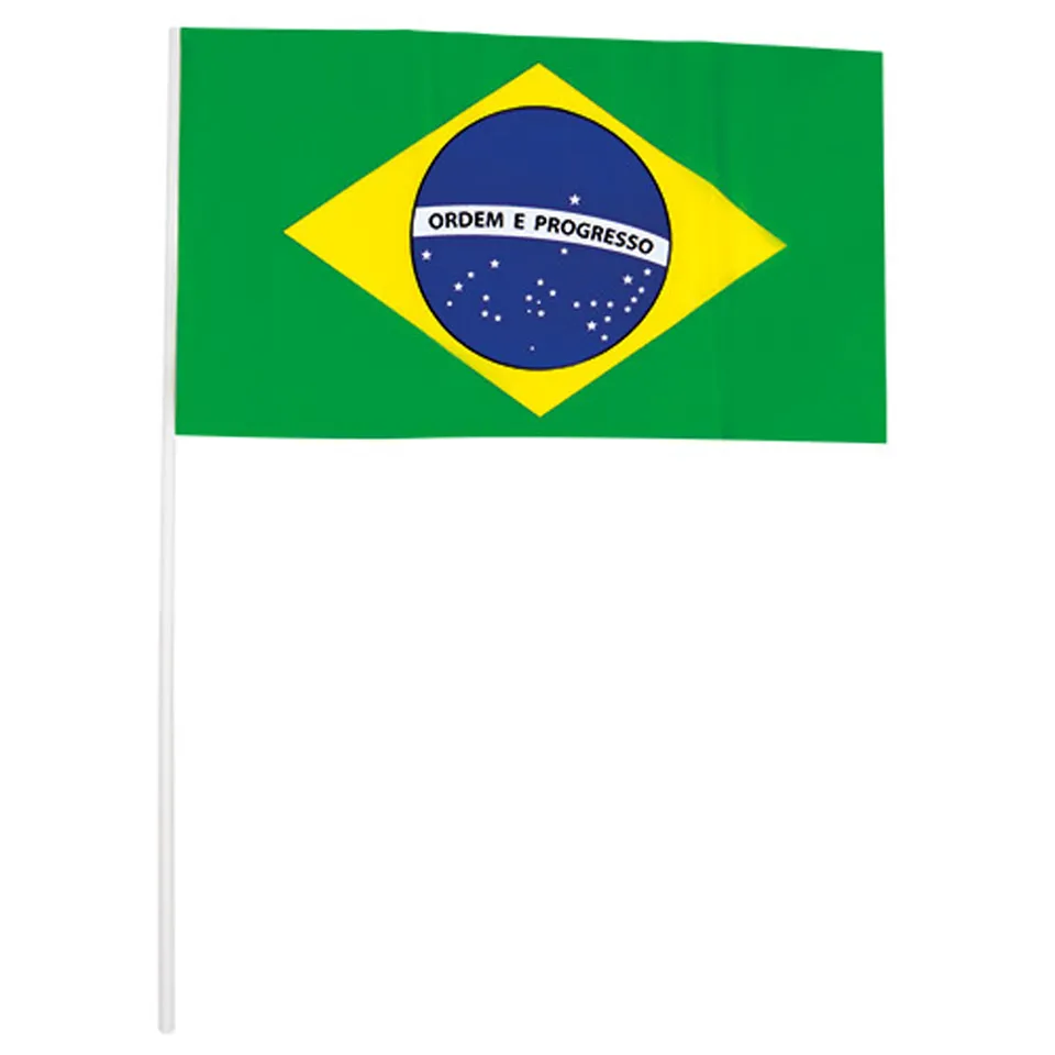 das-kost-mland-brasilien-stockflagge-deko-20-st-ck image 1