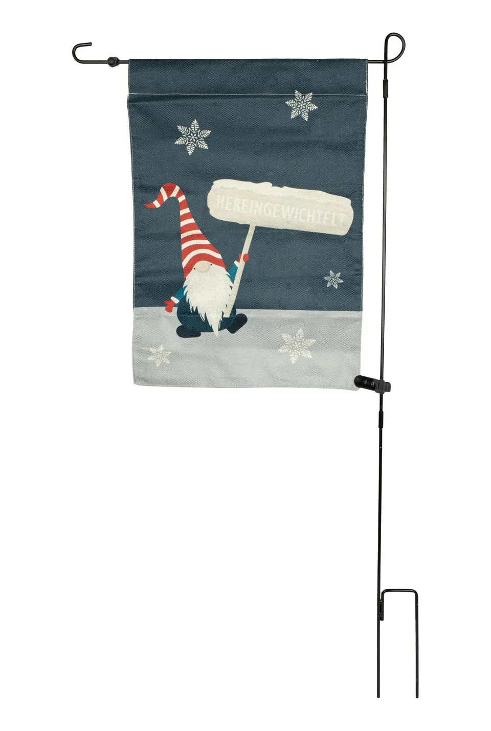 das-kost-mland-dekorationen-gartenfahne-herzen-gewichtelt-32x45cm image 1
