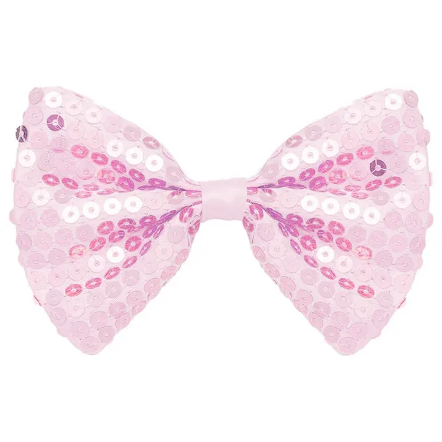 das-kost-mland-pailletten-fliege-rosa-show-kost-m-accessoire image 1