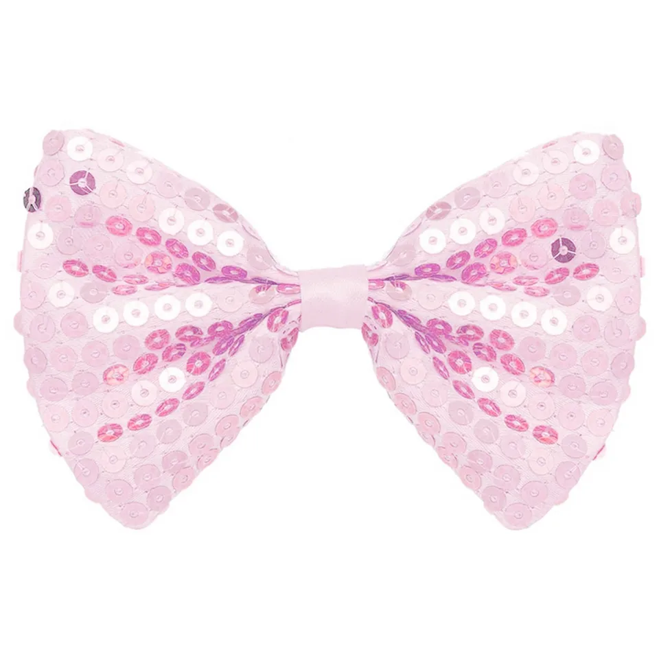 das-kost-mland-pailletten-fliege-rosa-show-kost-m-accessoire image 1