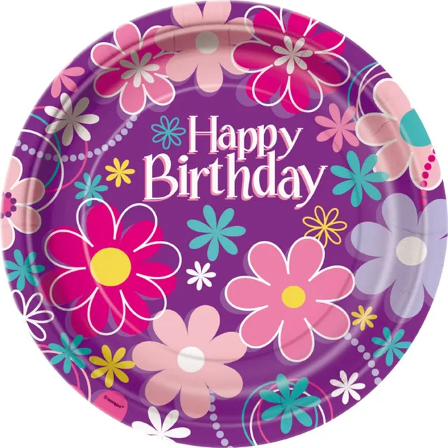 das-kost-mland-pappteller-blossom-23cm-8-stk-party image 1