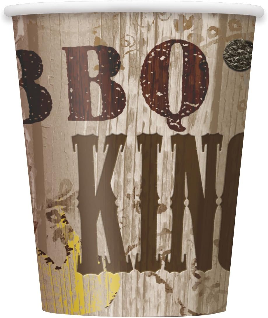 das-kost-mland-pappbecher-bbq-grill-master-8x266-ml-partybecher image 1