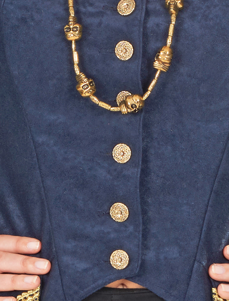 das-kost-mland-damen-piraten-mantel-dunkelblau-gold-gr-36-50 image 4