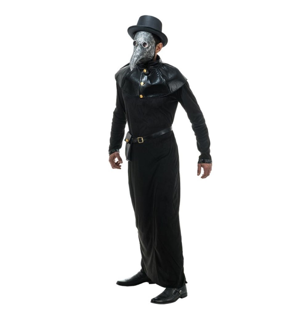 das-kost-mland-pestdoktor-kost-m-herren-3-tlg-schwarz-l image 1