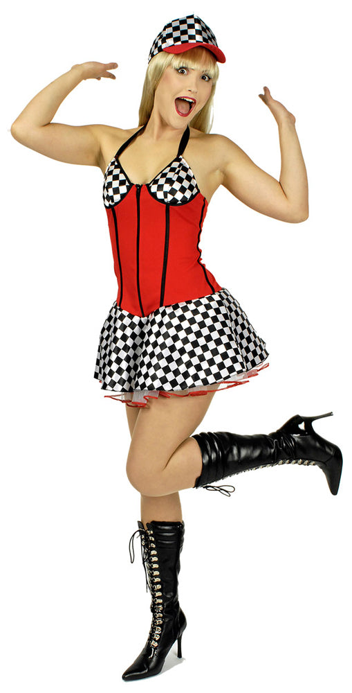 das-kost-mland-speedgirl-kost-m-damen-rot-schwarz-mit-kappe image 4