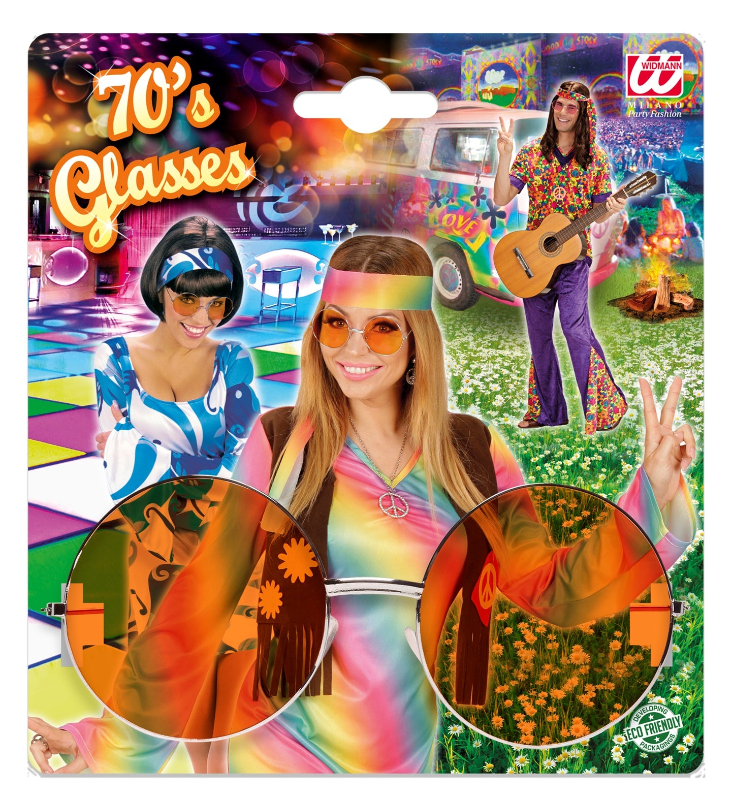 das-kost-mland-accessoires-hippie-partybrille-xl-rund-orange-nickel image 2
