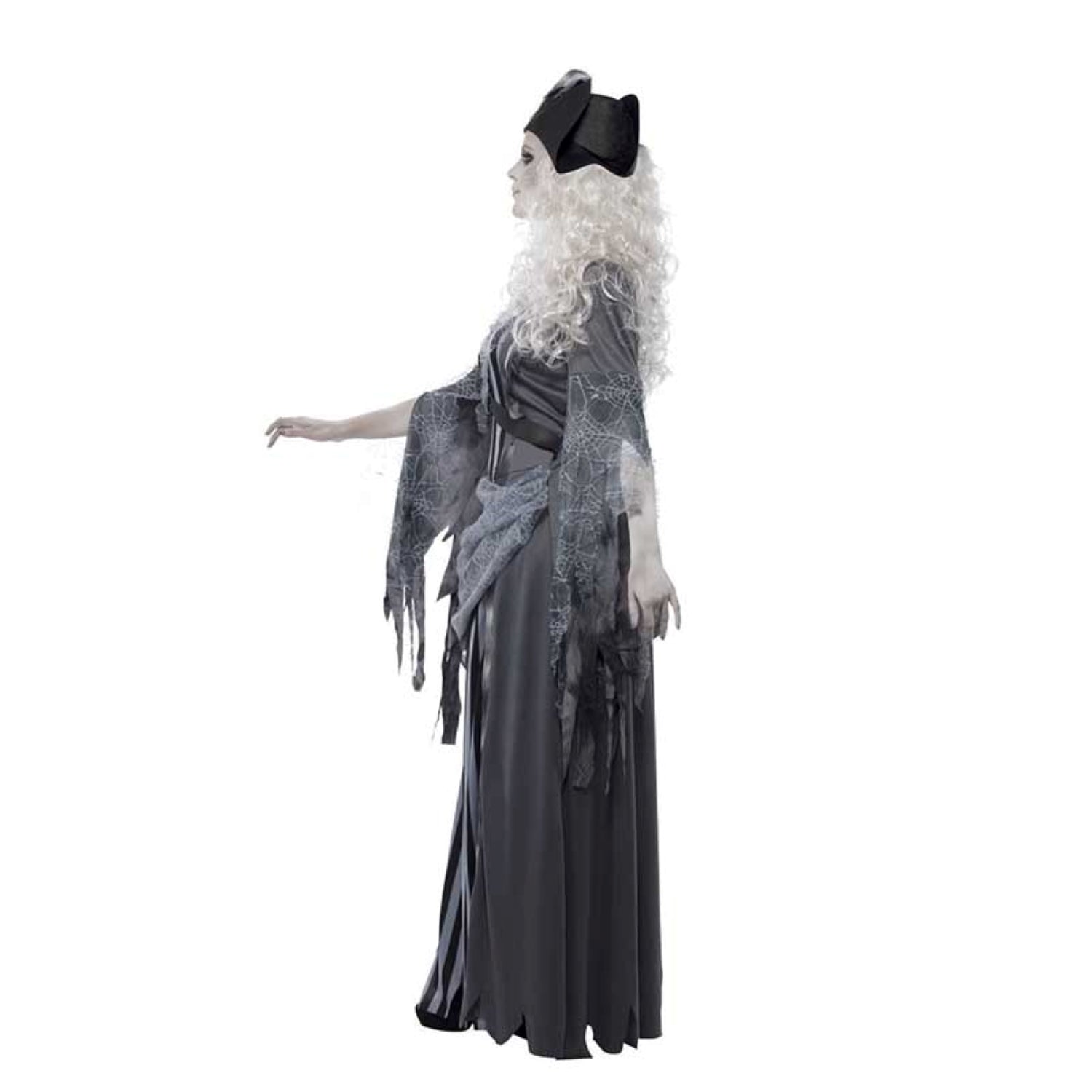 das-kost-mland-damen-lady-zombie-princess-kost-m-grau-gr-m image 2