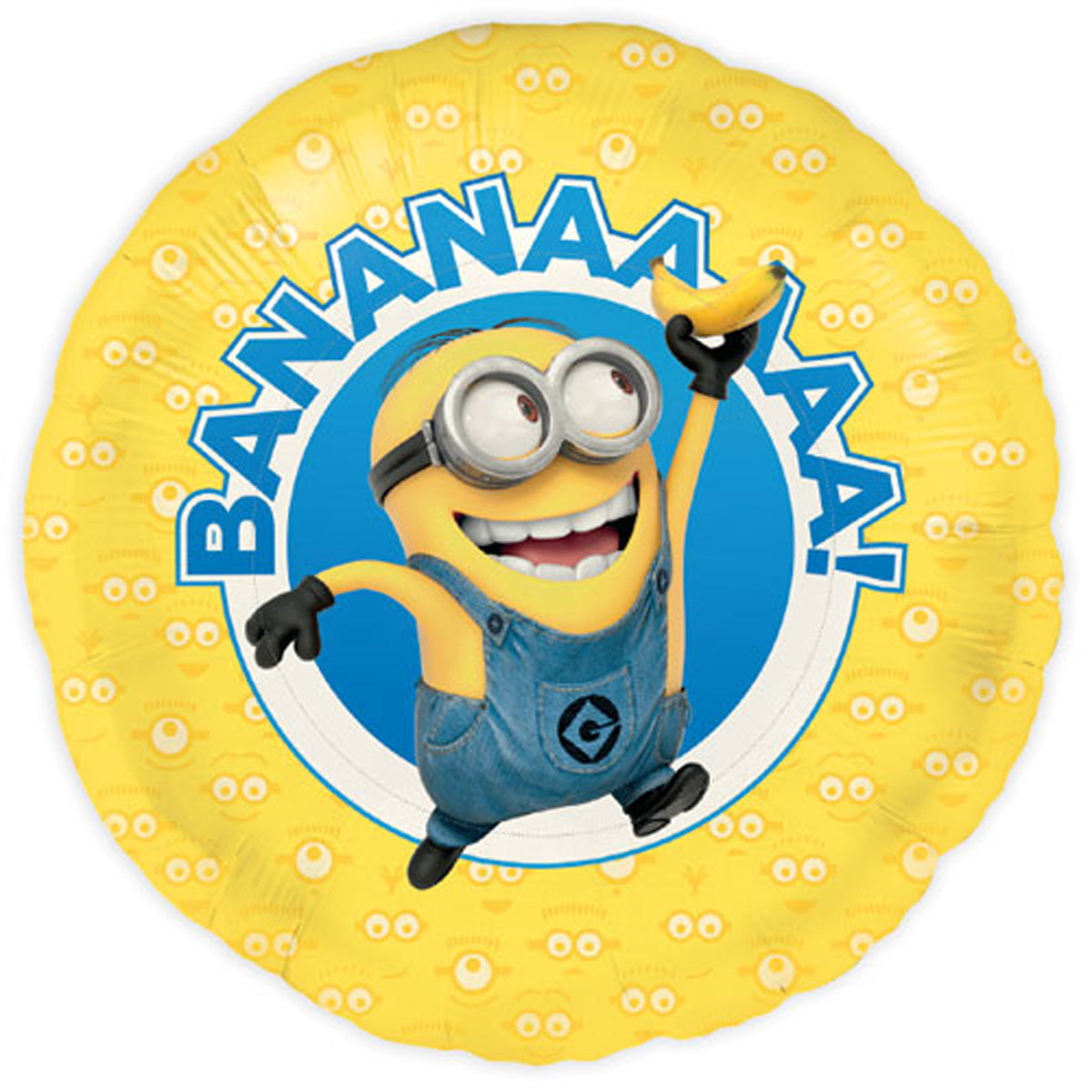 das-kost-mland-dekorationen-folienballon-minions-made-bananaaa-45-cm image 1