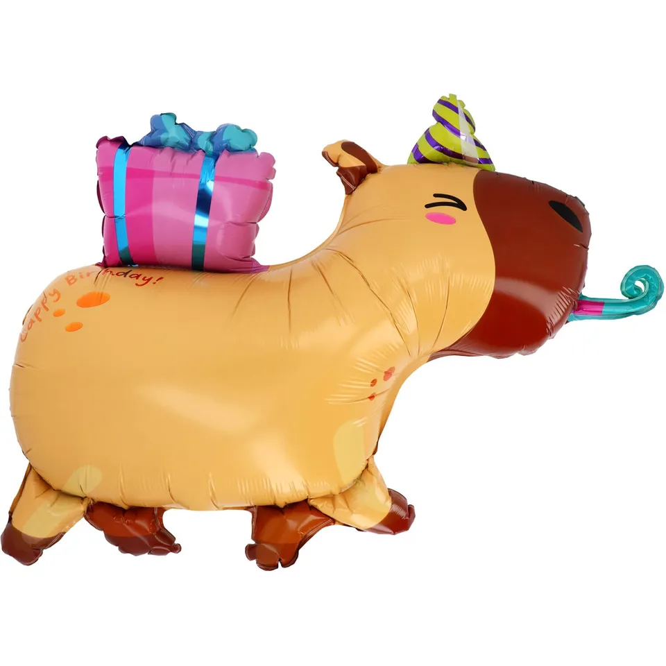 das-kost-mland-capybara-shape-folienballon-69x50-cm image 1