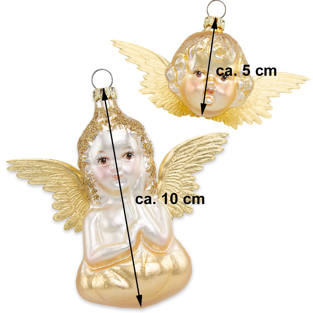 th-ringer-glasdesign-engel-anh-nger-gold-5-10cm-2-st-ck-glas image 2
