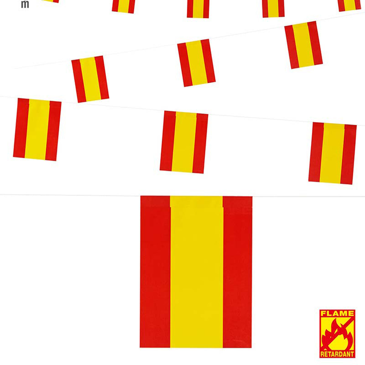 das-kost-mland-dekorationen-wimpelkette-spanien-flaggen-6-m image 1