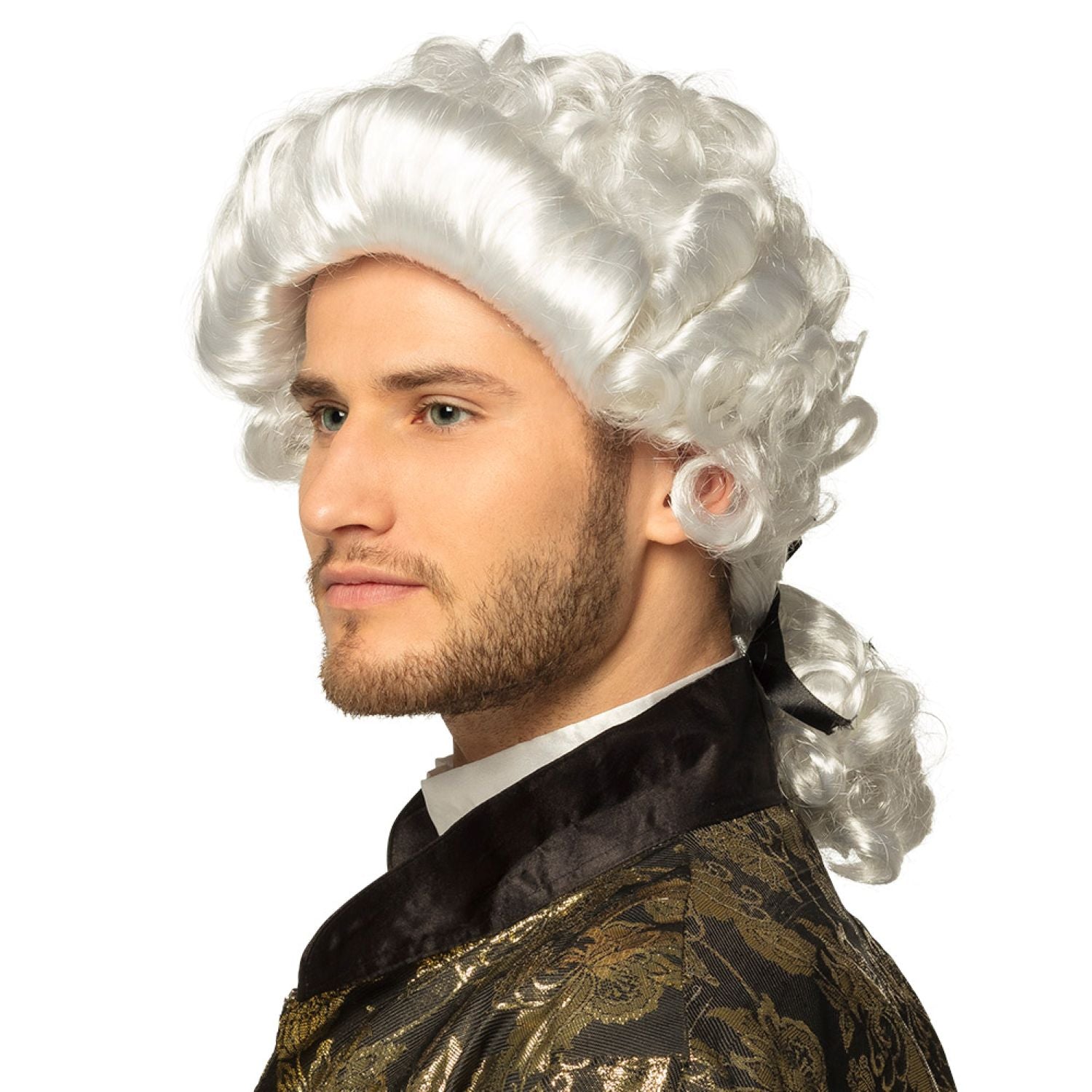 das-kost-mland-per-cke-barock-herren-wei-mit-zopf image 2