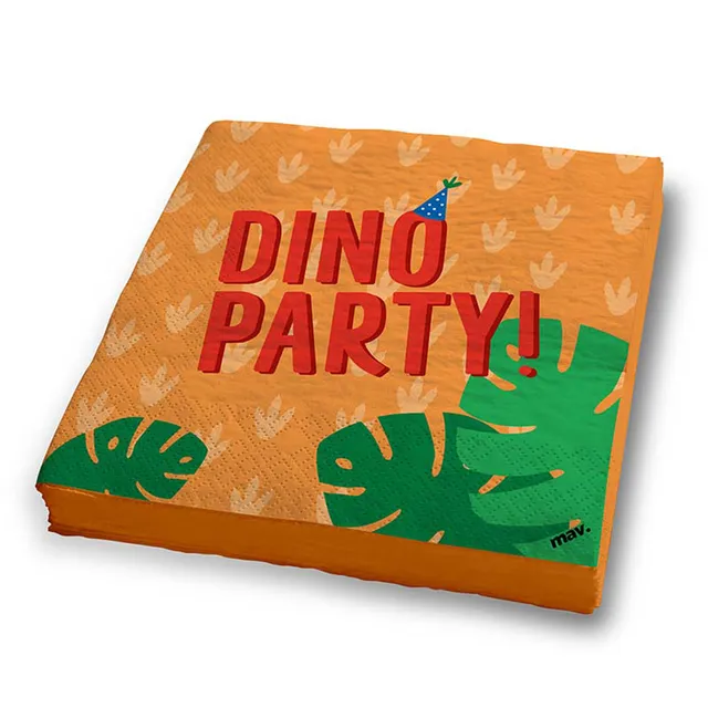 das-kost-mland-dekorationen-dinosaurier-servietten-20-stk-33x33-cm image 1