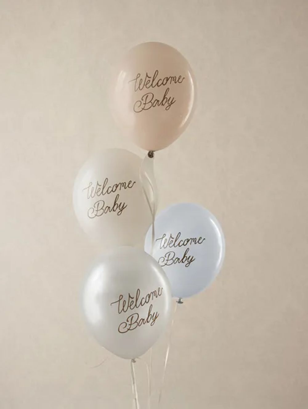 das-kost-mland-dekorationen-luftballon-welcome-baby-blau-mix-6-stk-30cm image 3