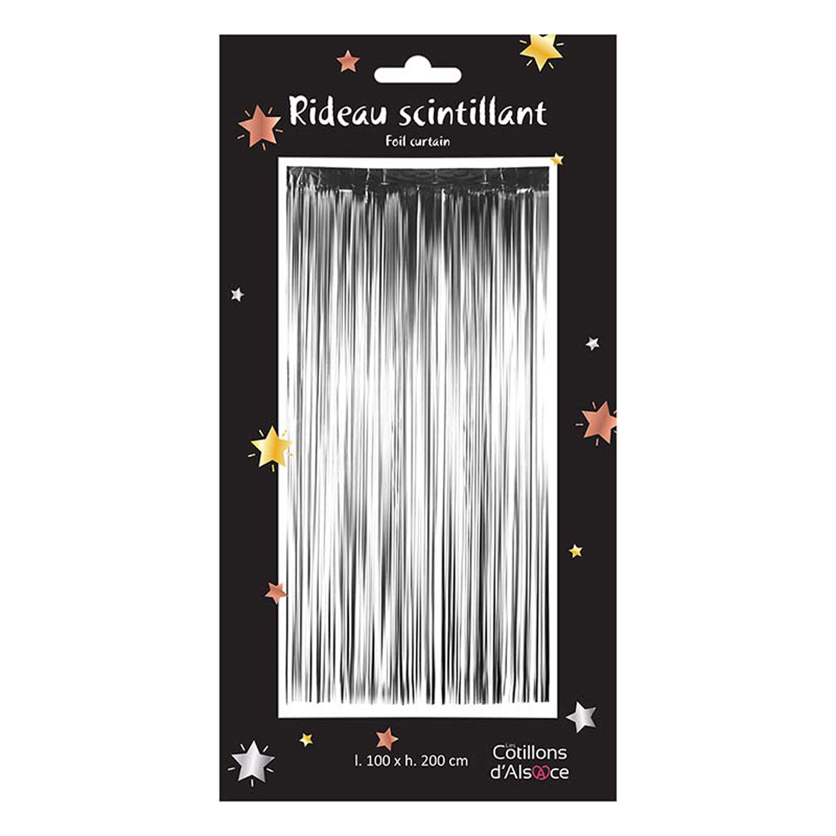 das-kost-mland-dekorationen-t-rvorhang-silber-1x2-m-folie-party image 2