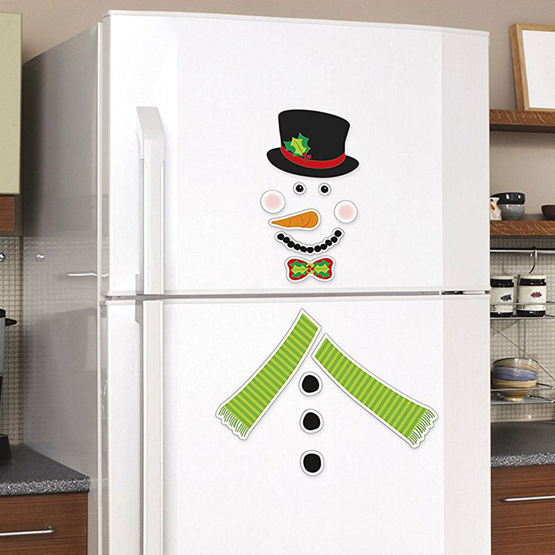 das-kost-mland-magnet-deko-set-schneemann-13-teilig-winter image 2