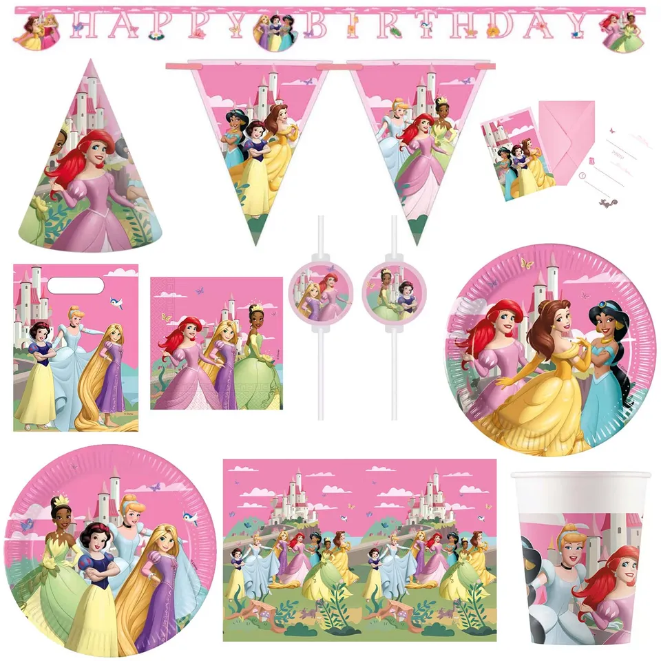 das-kost-mland-princess-create-your-world-partydeko-teller-20cm image 1