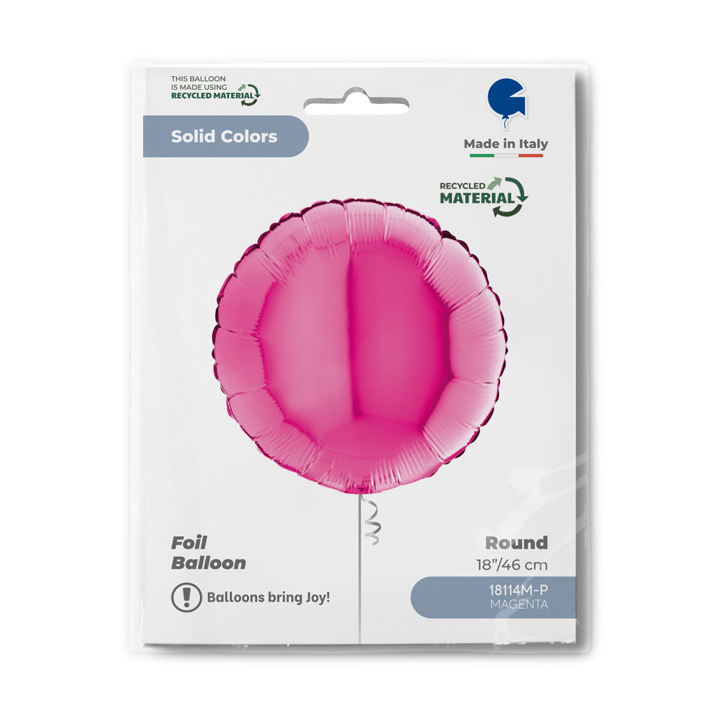 das-kost-mland-folienballon-uni-46-cm-deko-ballon-pink-18 image 2