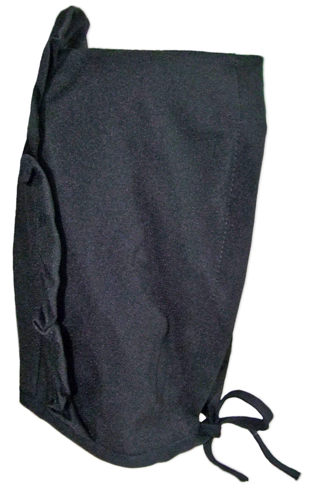 das-kost-mland-mittelalter-magd-haube-schwarz-marktfrau image 2