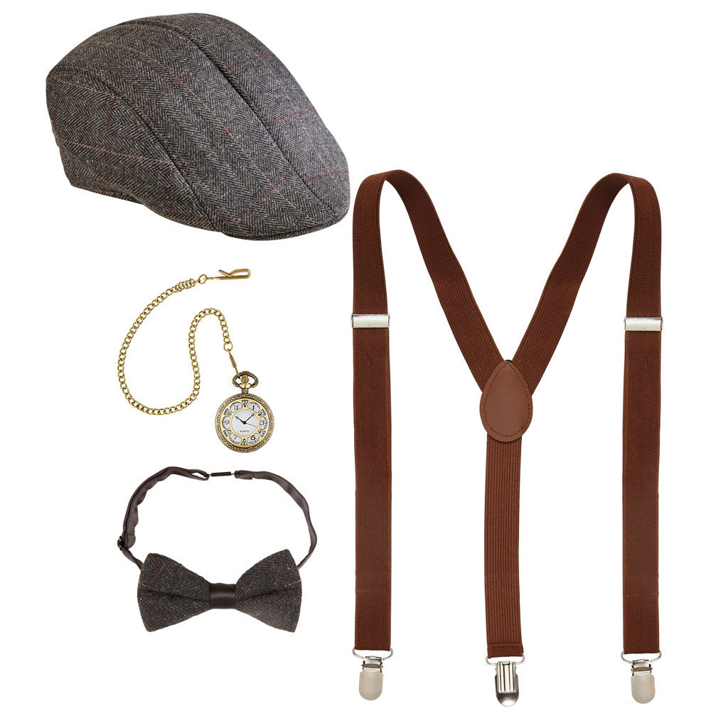 das-kost-mland-wilde-20er-kost-m-set-herren-4-tlg-gangster image 1