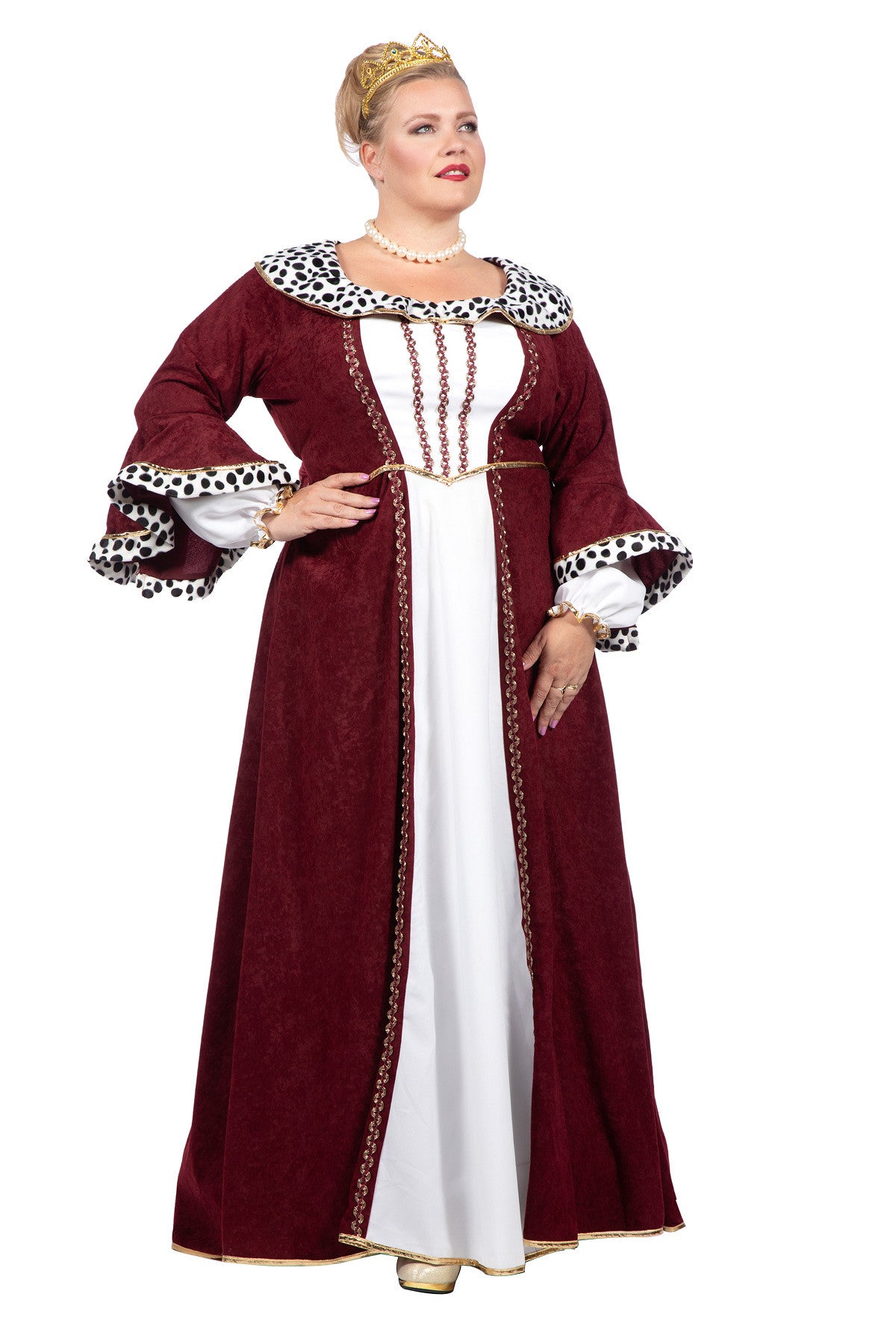 das-kost-mland-malika-k-nigin-kost-m-rot-damen-kleid image 4