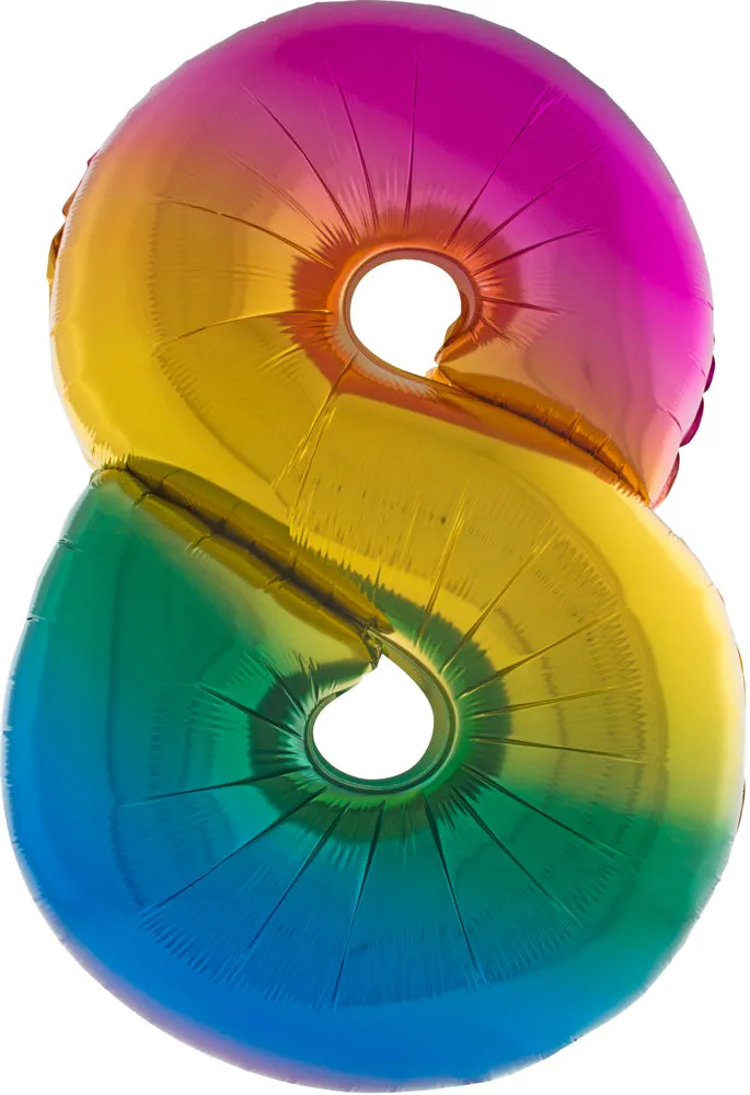 das-kost-mland-dekorationen-folienballon-100-cm-regenbogen-8 image 1