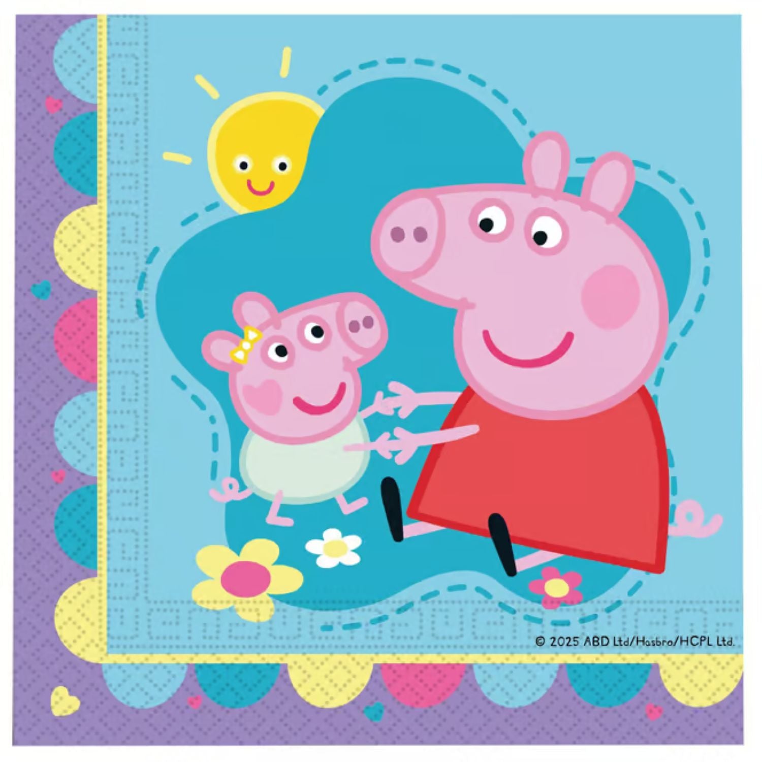 das-kost-mland-dekorationen-peppa-pig-partydeko-servietten-20er image 2