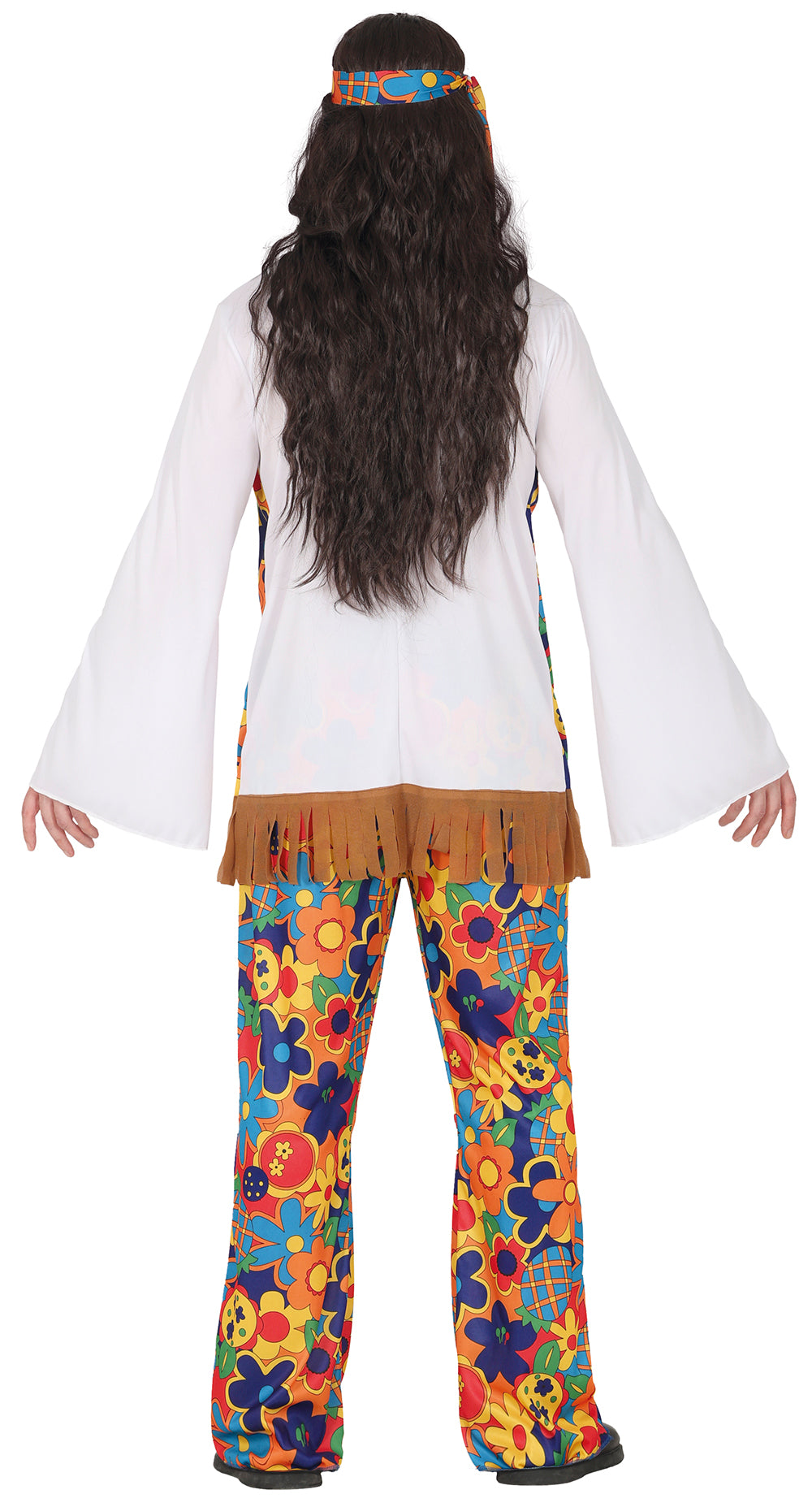 das-kost-mland-70er-hippie-flower-kost-m-herren-3-tlg-m-48-50 image 2