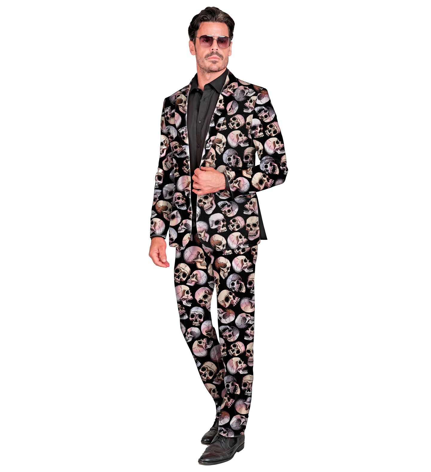 das-kost-mland-totenkopf-anzug-uv-herren-kost-m-gr-l image 2