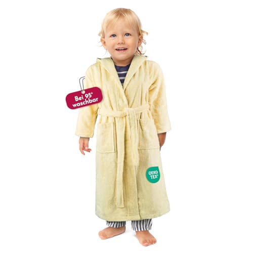 clinotest-nachwuchs-kinderbademantel-frottee-kapuze-baumwolle image 7