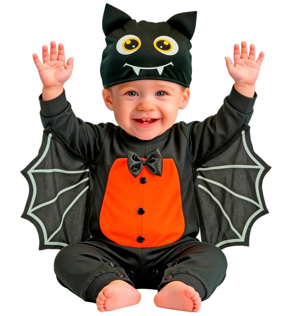 das-kost-mland-kleine-fledermaus-babykost-m-overall-m-tze image 1