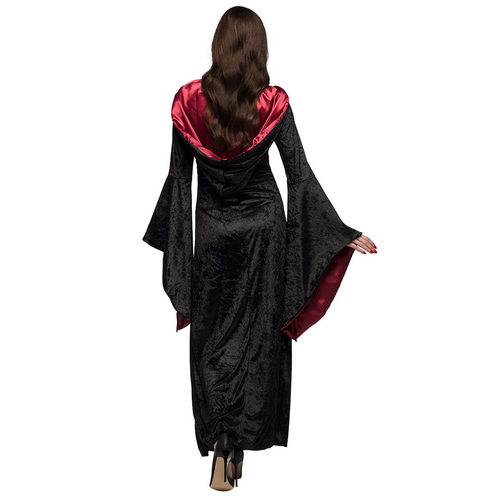 das-kost-mland-damen-vampir-mistress-kost-m-schwarz-bordeaux image 4