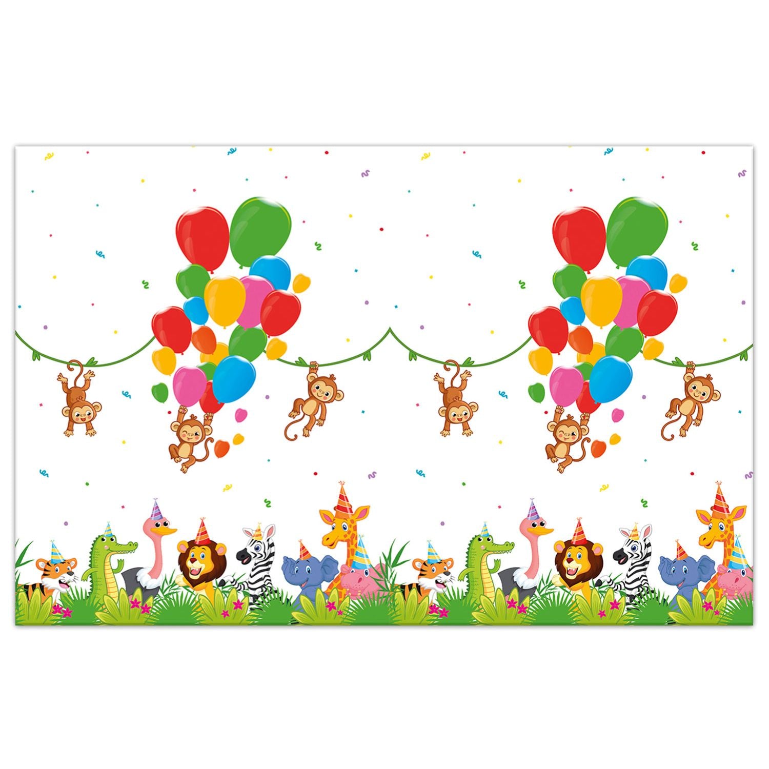 das-kost-mland-dschungeltiere-tischdecke-120x180cm-party image 1