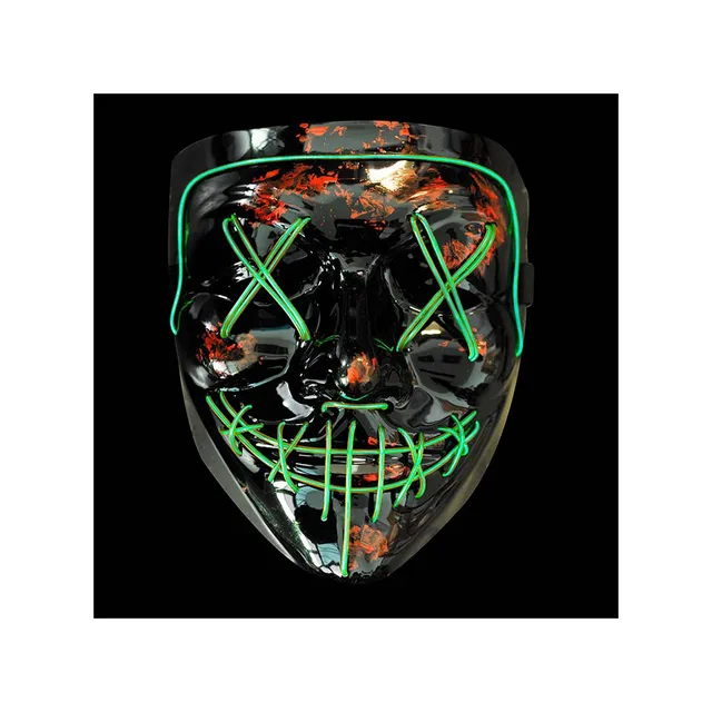 das-kost-mland-purge-led-maske-gelb-halloween image 1
