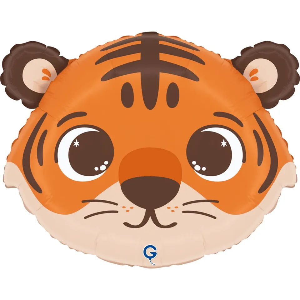 das-kost-mland-folienballon-shape-tiger-kopf-46-cm-18 image 1