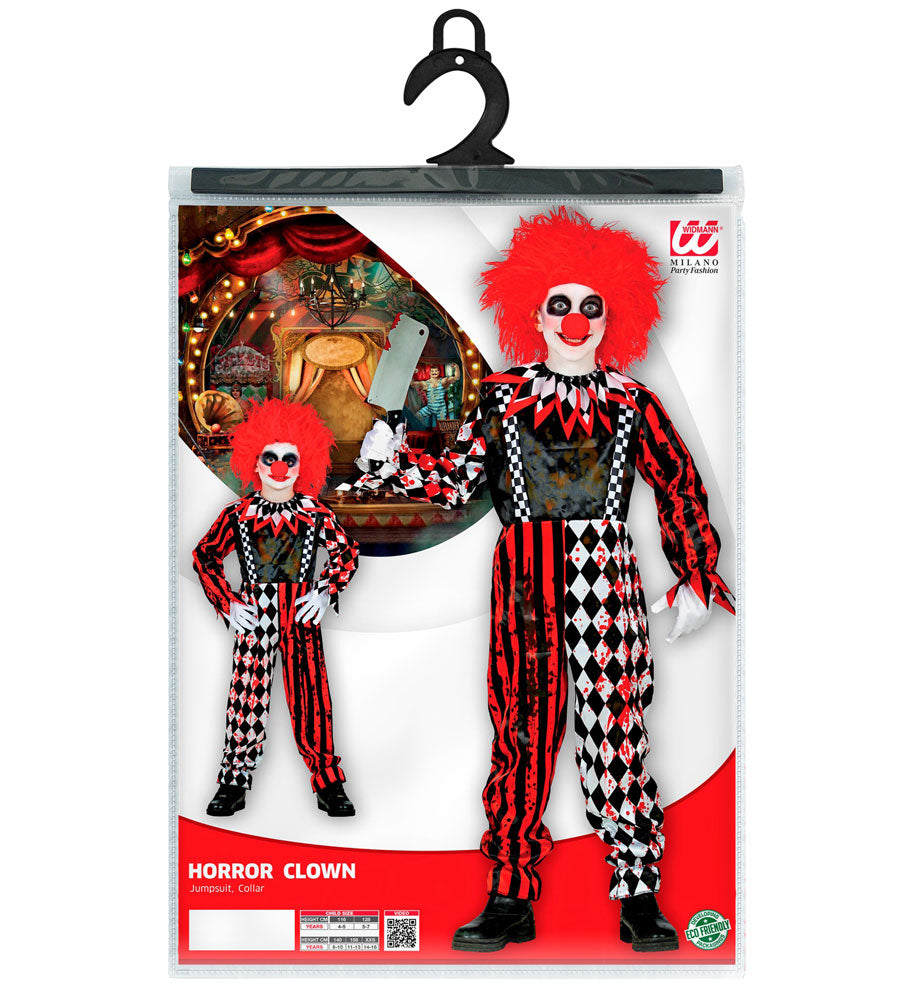 das-kost-mland-killerclown-kinderkost-m-schwarz-rot-128 image 4