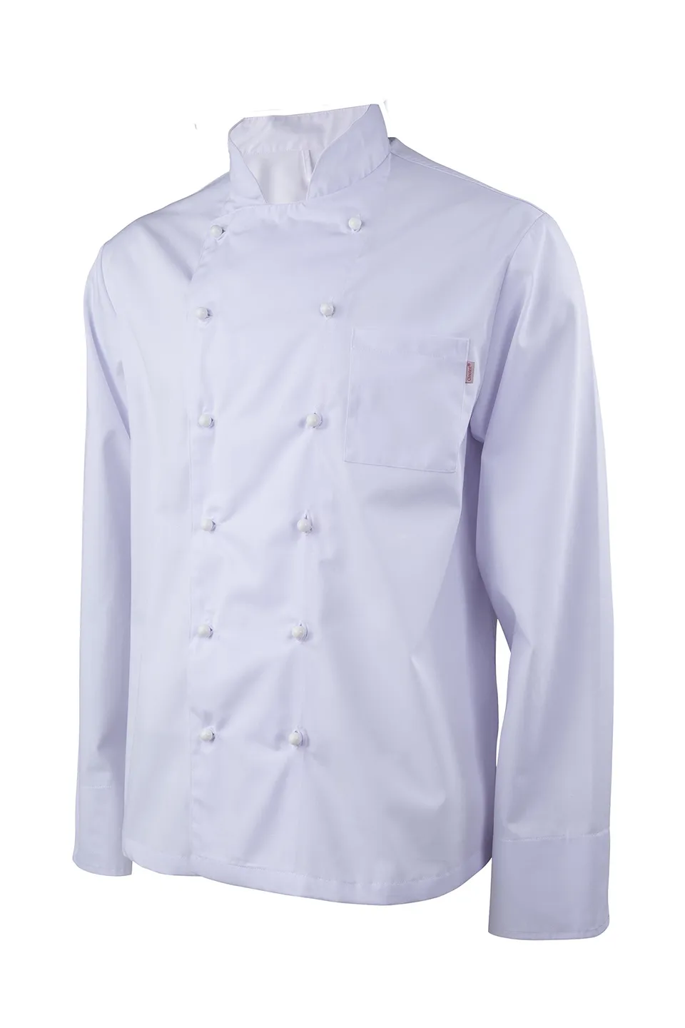 clinotest-kochjacke-langarm-wei-b-ckerjacke-kugelkn-pfe image 1