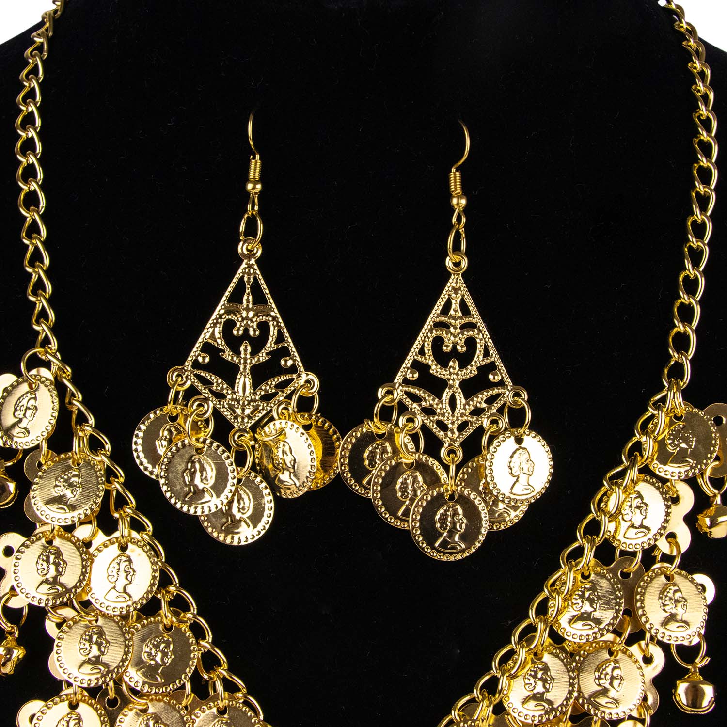 das-kost-mland-accessoires-m-nzkette-ohrringe-set-gold-465306 image 5