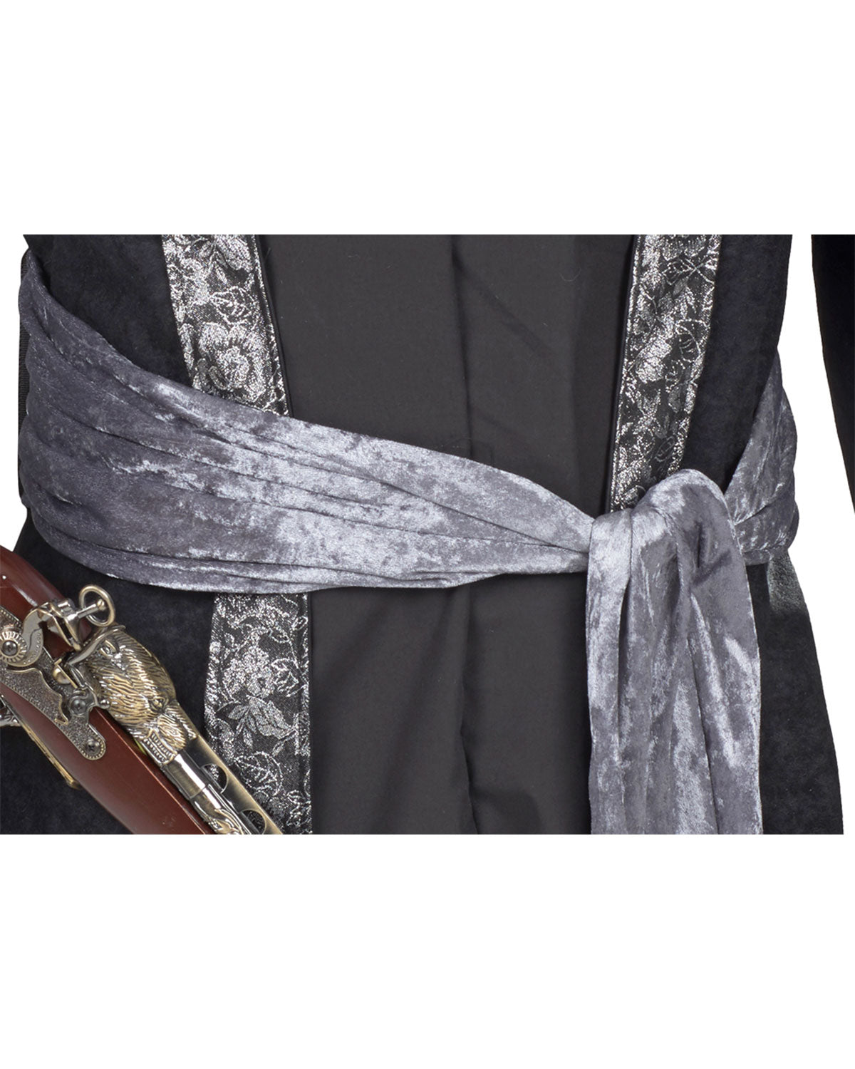 pirat-jack-hemd-mit-weste-herren-schwarz-silber-gr-50-52 image 4