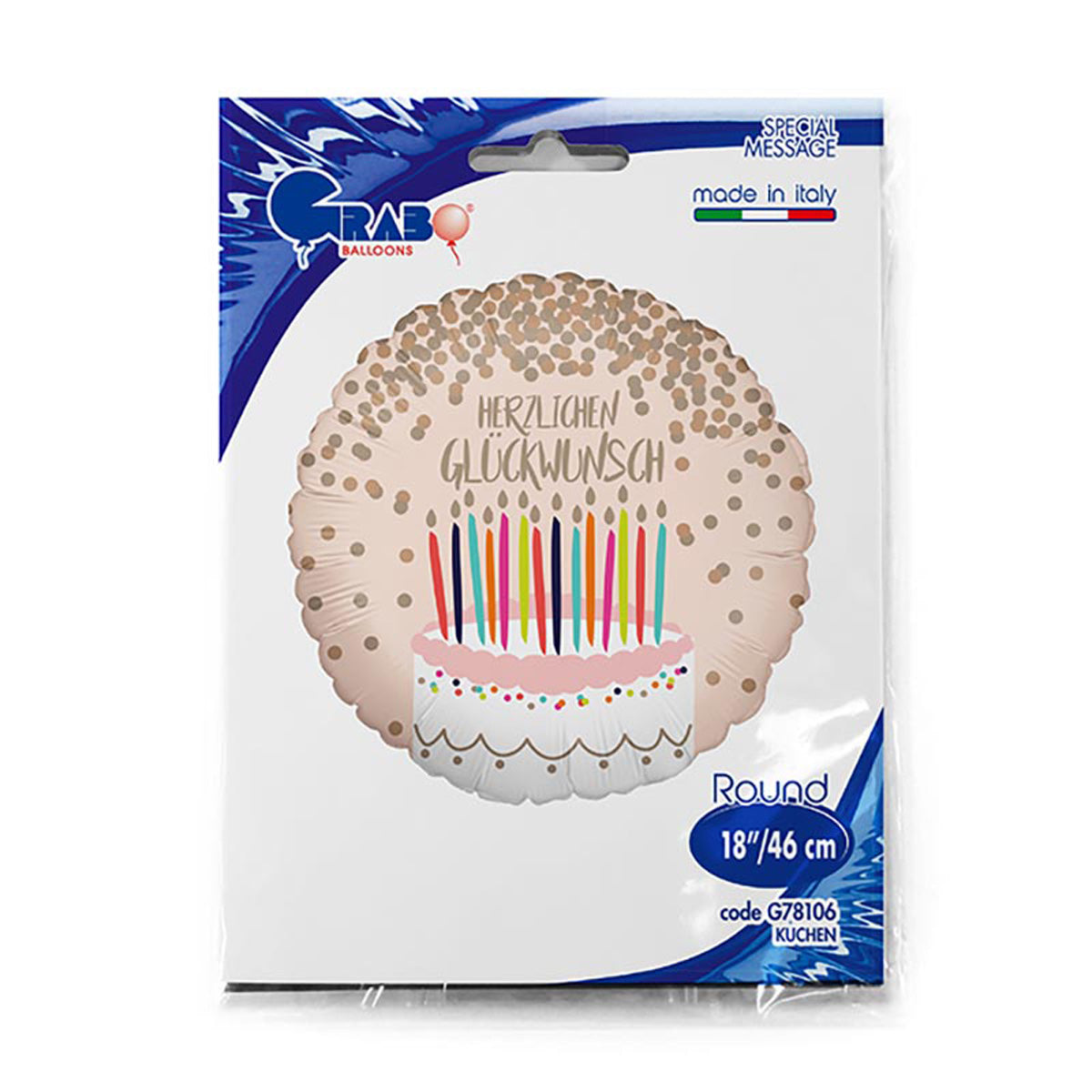 das-kost-mland-herzlichen-gl-ckwunsch-torte-folienballon-46cm image 2