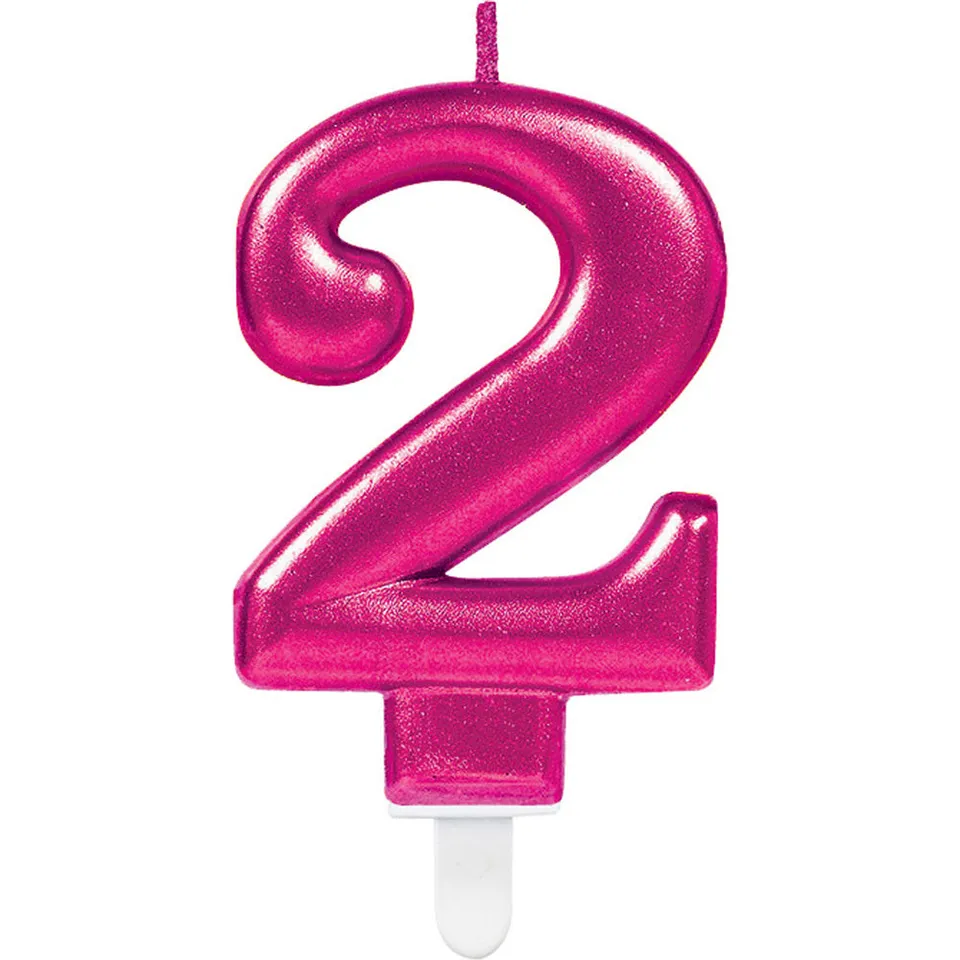 das-kost-mland-zahlenkerze-sparkling-celebrations-9-3cm-pink-zahl-2 image 1