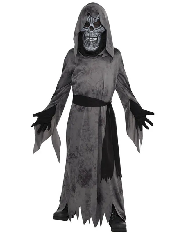 das-kost-mland-ghostly-ghoul-geist-kinderkost-m-grau-8-10-jahre image 1