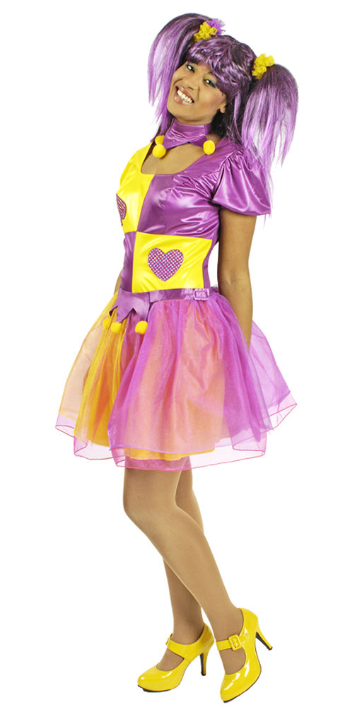 das-kost-mland-damen-clown-graziella-clownette-kost-m-tutu-gr-36-46 image 2