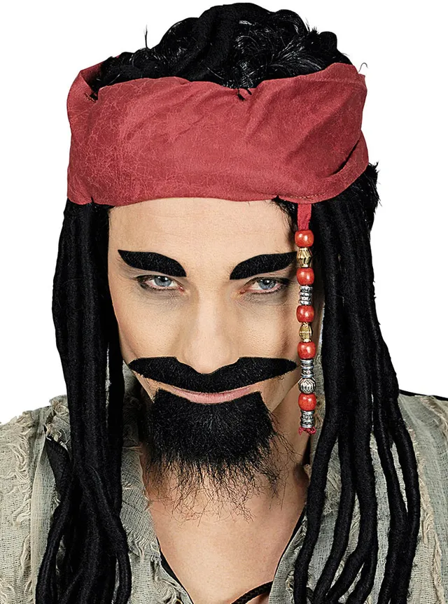 das-kost-mland-piraten-bart-set-erwachsene-kost-m-bandana image 1