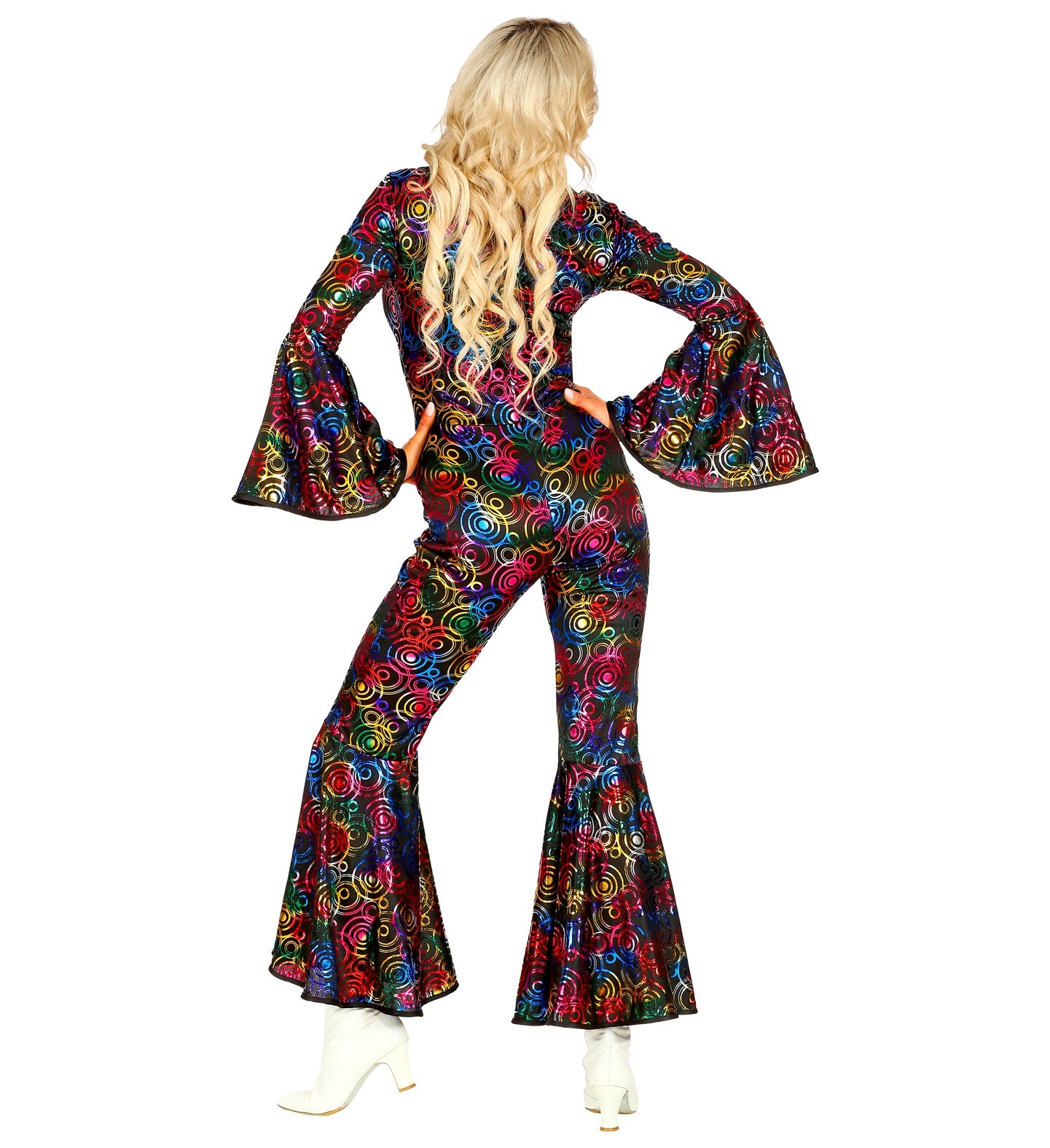 das-kost-mland-damen-70er-glitter-dots-anzug-disco-kost-m-bunt image 4