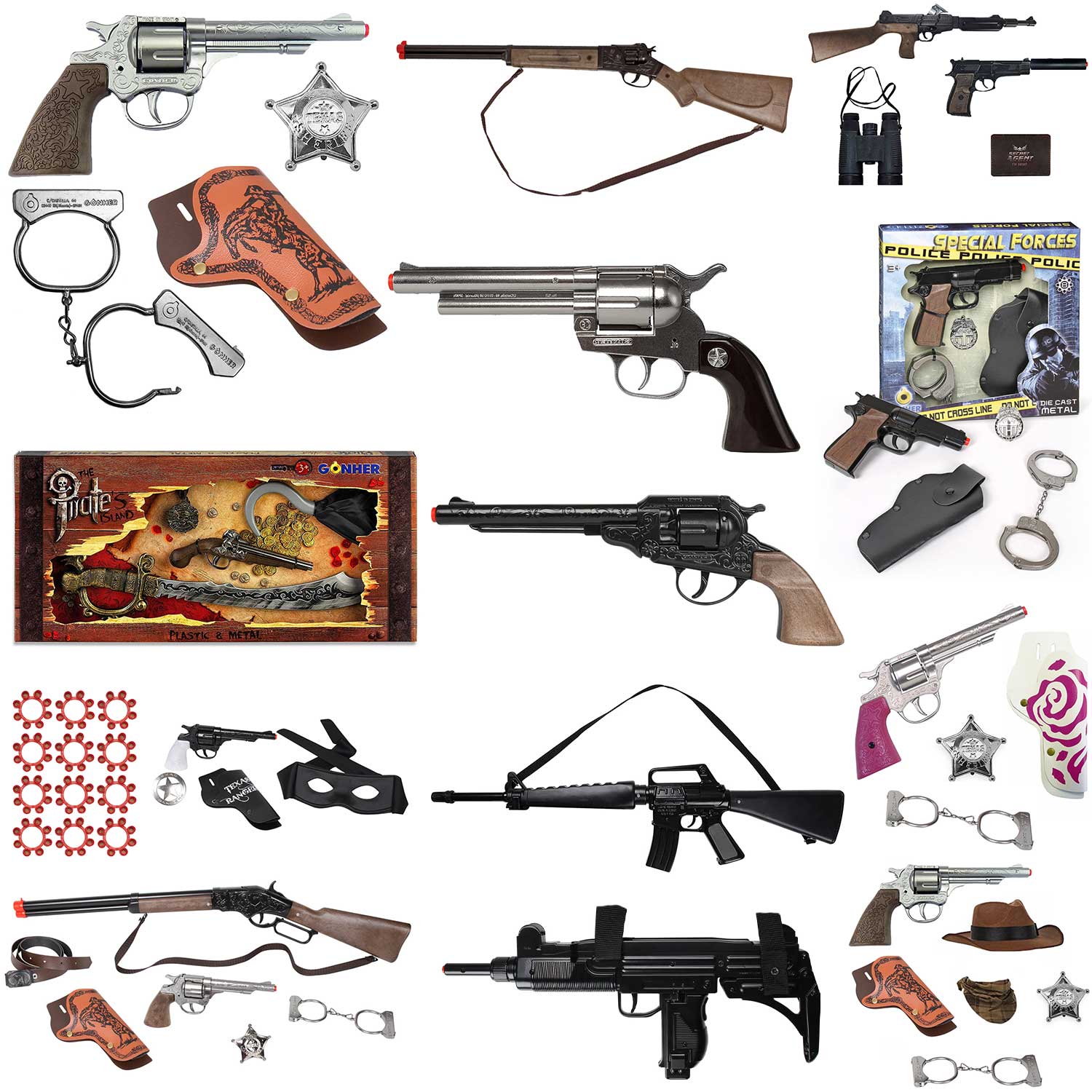 das-kost-mland-spielzeug-cowboy-set-6-tlg-880-0 image 1
