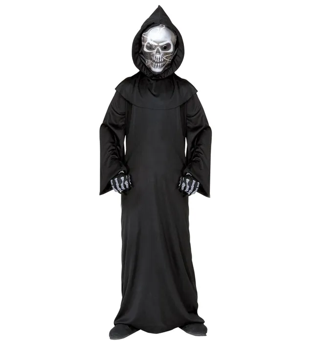 das-kost-mland-herren-sensenmann-kinderkost-m-halloween-totenkopfmaske image 1
