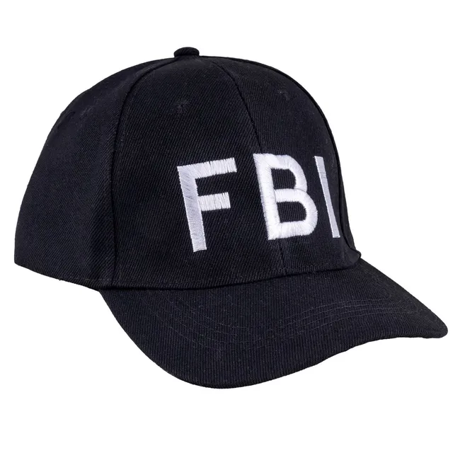 das-kost-mland-accessoires-fbi-polizei-m-tze-cap-schwarz-erwachsene image 1