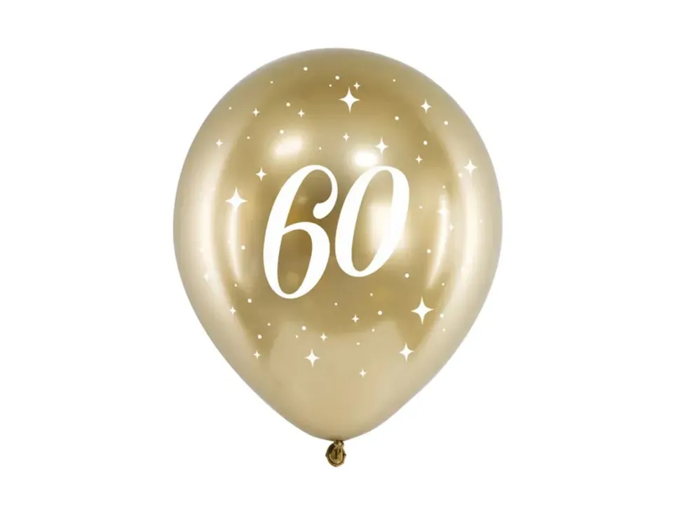das-kost-mland-luftballon-happy-birthday-gold-30cm-6-st-ck image 1