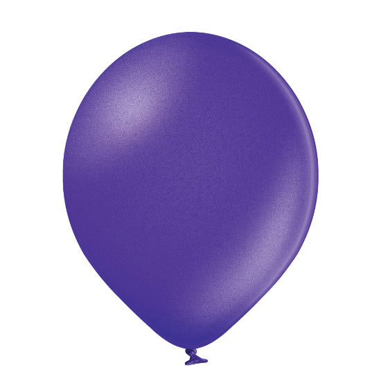belbal-luftballons-uni-metallic-25-stk-30cm-lila-party-deko image 1
